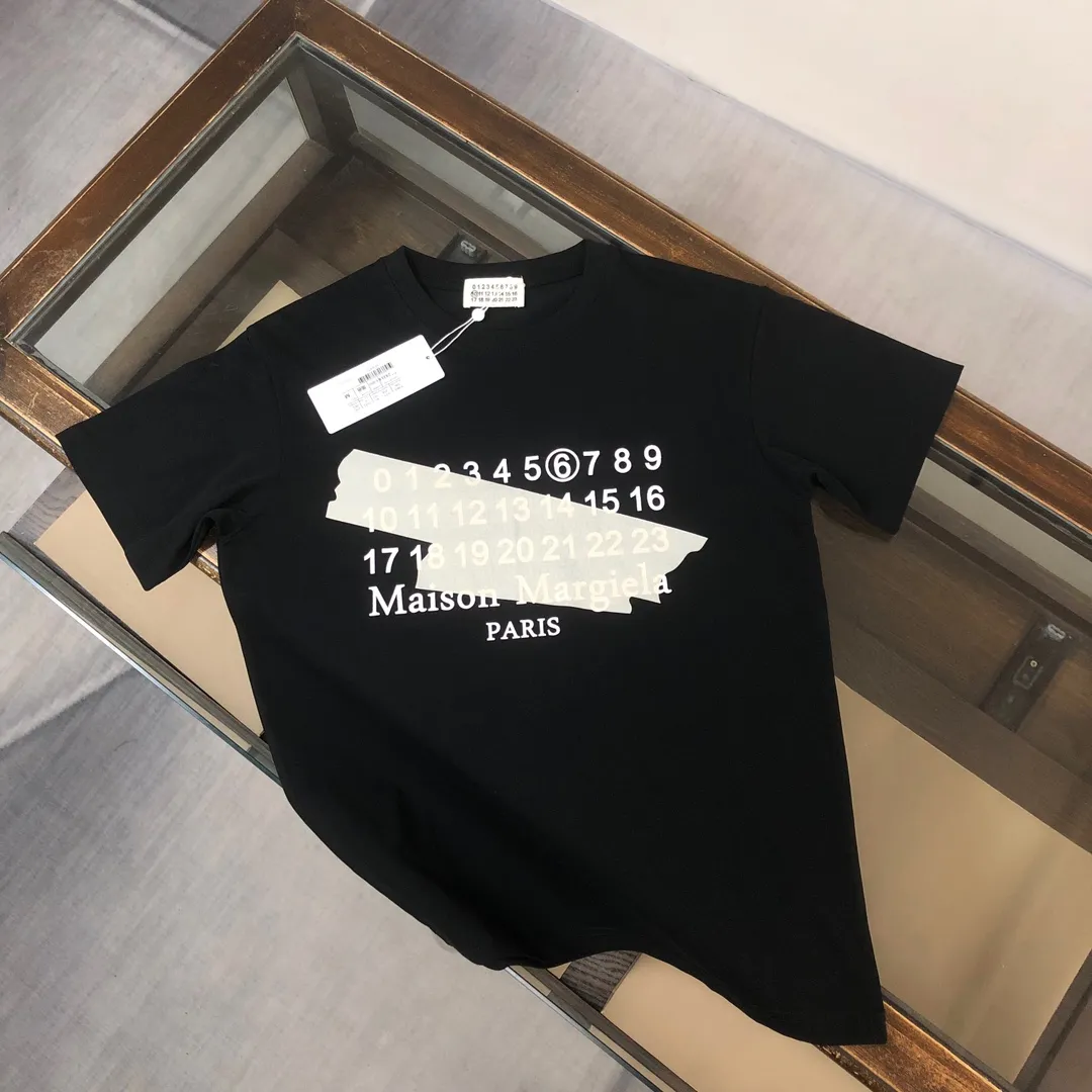 💰P85💥 Margiela Series ， Same Style T ， logo， ！ ， ！ Classic ， ！ 100% ， 260g ， ， ， Breathable， ， ！ ：Black White Size：M-3XL